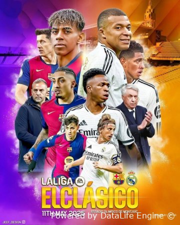Барселона — Реал Мадрид Jonli efir Zo'r tv Fudbol Bugun (11.05.2025) oyini